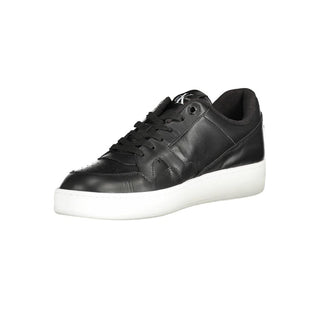 Schwarzer Polyester-Herren-Sneaker