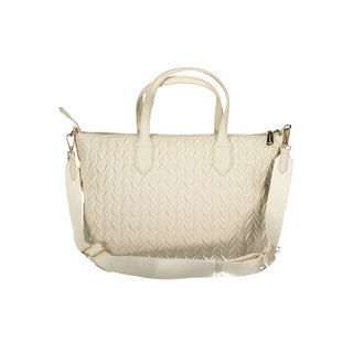 Bianco Polyurethan-Damenhandtasche