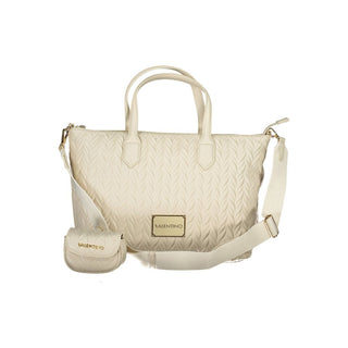 Bianco Polyurethan-Damenhandtasche