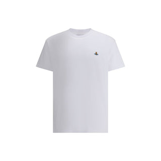Weißes Baumwoll-T-Shirt