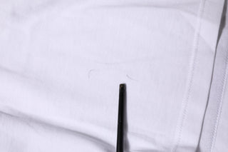 White Cotton Short Sleeves Cropped T-shirt