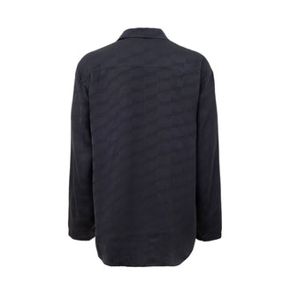 Gray Viscose Dress Shirt