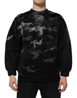 Sudadera Negra de Camuflaje