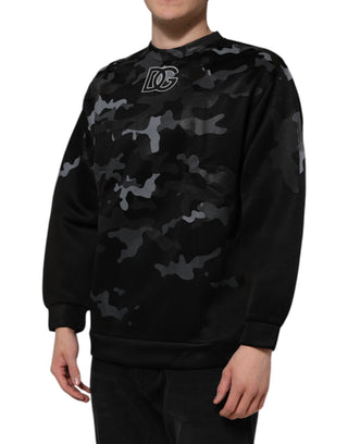 Sudadera Negra de Camuflaje