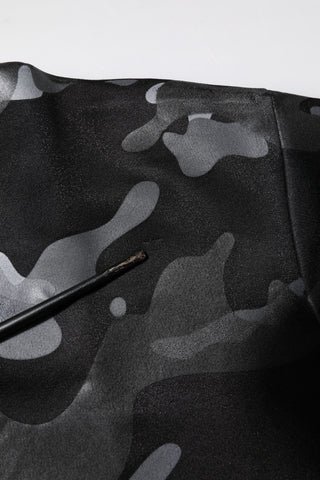 Black Camouflage Pullover Sweatshirt Sweater