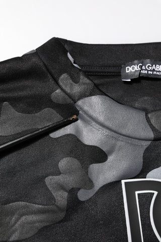 Black Camouflage Pullover Sweatshirt Sweater