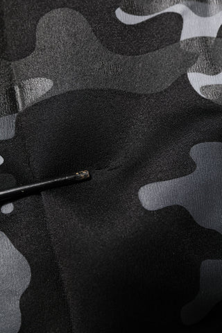 Black Camouflage Pullover Sweatshirt Sweater