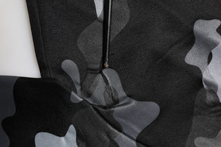 Black Camouflage Pullover Sweatshirt Sweater