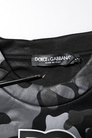 Black Camouflage Pullover Sweatshirt Sweater