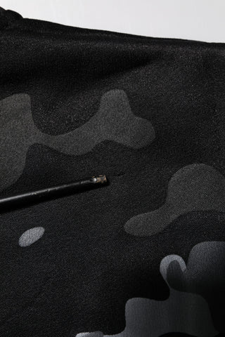Black Camouflage Pullover Sweatshirt Sweater