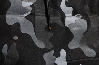 Sudadera Negra de Camuflaje