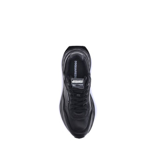 Zapatillas deportivas Bos Taurus de cuero de becerro negro