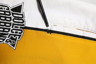 Yellow Cotton Printed Sweatpants Jogger Pants