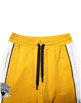 Pantalones jogger 100% algodón amarillos