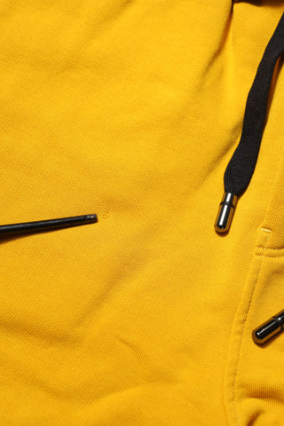 Gelbe Baumwoll-Logo-Sweatpants Jogginghose