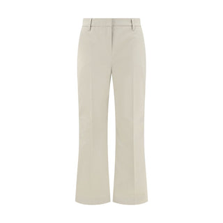 Sandy Beige Cotton Pants