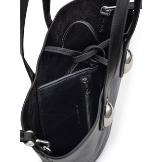Black Leather Shoulder Bag