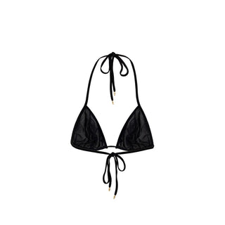 Black Viscose Bra