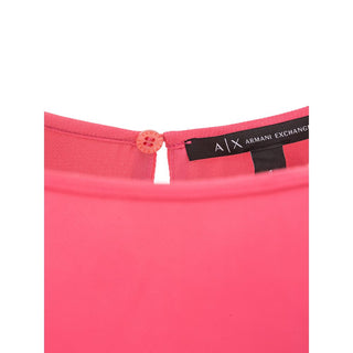 Fuchsia Viscose Short Dress