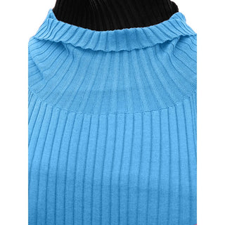 Blaues Freizeitkleid aus Baumwolle