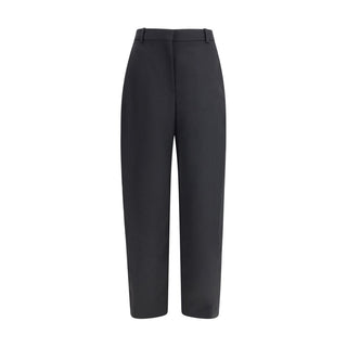 Pantalones de vestir de lana Oves Aries negros