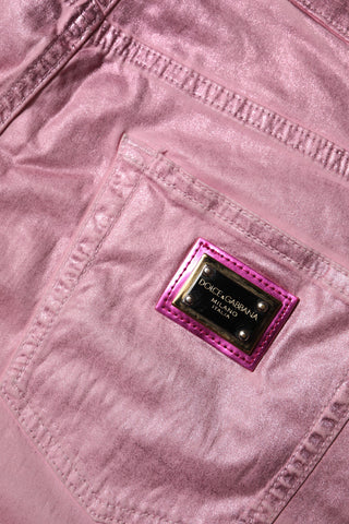 Pink GRACE High Waisted Skinny Denim Jeans