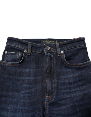 Blue GRACE High-Waist Skinny Jeans aus Denim