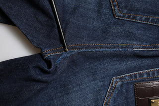 Blue GRACE High-Waist Skinny Jeans aus Denim