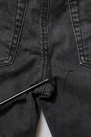 Black Cotton Low Waist Skinny Denim Jeans