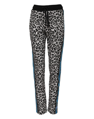 Pantalones jogger multicolor con estampado de leopardo #DGMillennials