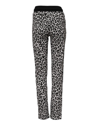 Pantalones jogger multicolor con estampado de leopardo #DGMillennials