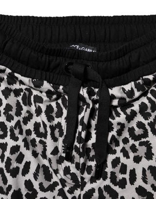 Pantalones jogger multicolor con estampado de leopardo #DGMillennials