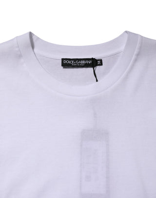 Weißes ärmelloses Damen-Tanktop aus Baumwolle