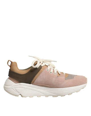 Mehrfarbige Wildleder Low Top Damen Sneaker Schuhe