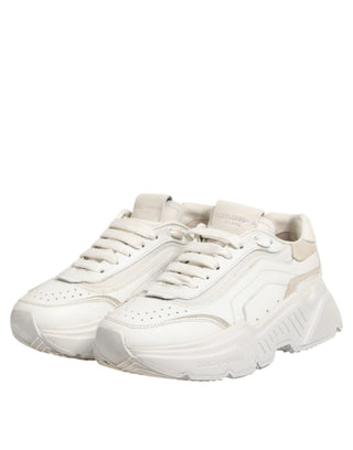 Weiße DAYMASTER Sneakers aus Kalbsleder