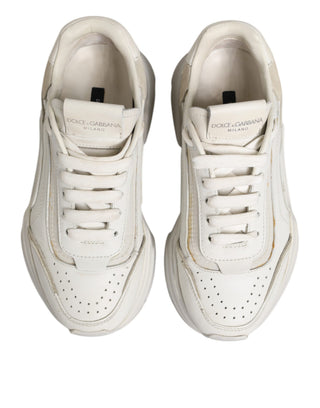 Weiße DAYMASTER Sneakers aus Kalbsleder