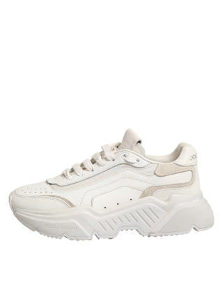 Weiße DAYMASTER Sneakers aus Kalbsleder