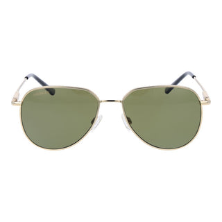 Gafas de sol de plástico dorado