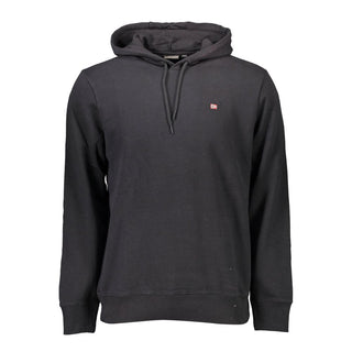 Schwarzes Baumwoll-Sweatshirt für Herren