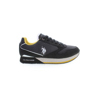 Zapatillas para hombre de poliéster negras