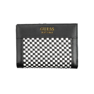 Cartera para mujer de poliuretano negro