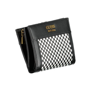 Cartera para mujer de poliuretano negro