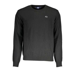 Black Wool Men's Sweater