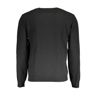 Black Wool Men's Sweater
