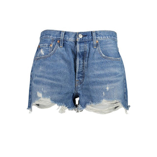 Blaue Baumwoll-Damenjeans