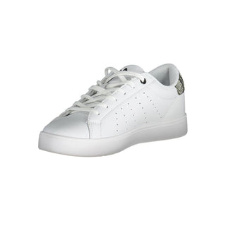 Zapatillas de cuero blancas para mujer