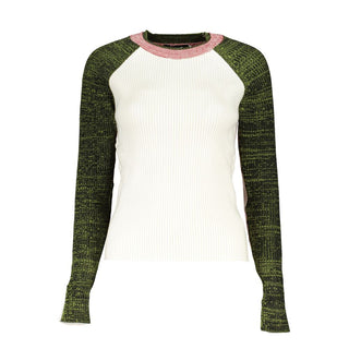 Weißer Viskose-Pullover für Damen