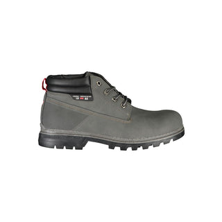 Grauer Polyester-Herrenstiefel