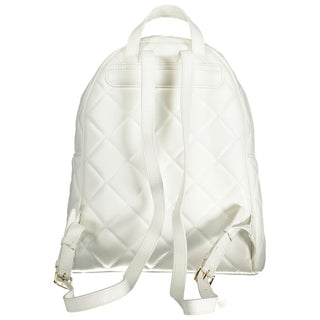 Damenrucksack aus weißem Polyurethan