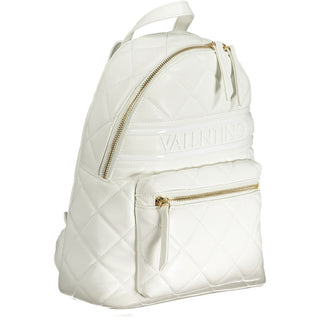 Damenrucksack aus weißem Polyurethan